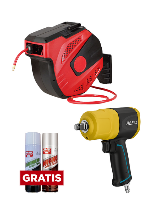HAZET PISTOLJ 1/2 1750NM + MOTALICA ZA VAZDUH BSF 10 M+GRATIS SPREJEVI ODMASCIVAC I PODMAZIVAC