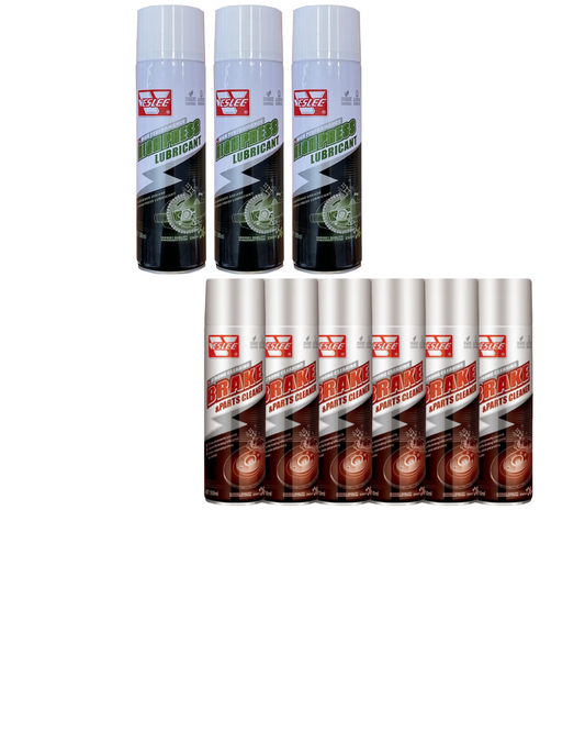 SET SPREJEVA 6 ODMASCIVACA+3 PODMAZIVACA