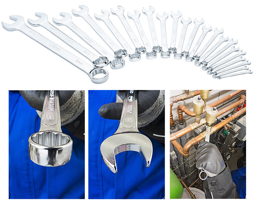 Vigor set okasto viljuskastih kljuceva 6-36 22 komada